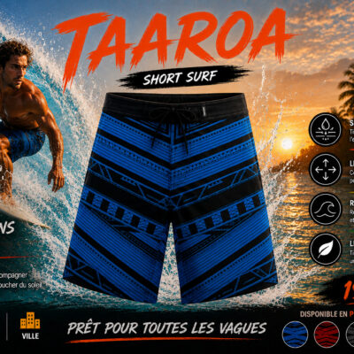 Short surf Samoa Tribal