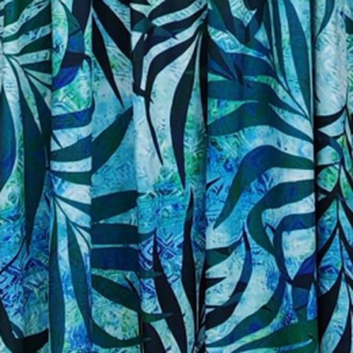 Feuillage bleu vert noir
